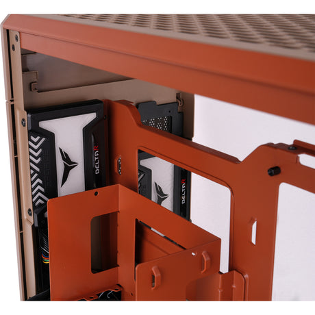 Obudowa mini tower Thermaltake tr100 żwirowo-piaskowa (jasnobrązowy | 2x USB-A | 1x USB-C)