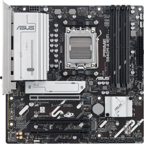 Płyta główna Asus Prime B840m-A Wi-Fi Socket AM5 (2,5 GB-LAN, Wi-Fi 6e, BT, dźwięk, µATX)