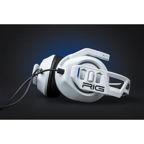 Nauszny zestaw słuchawkowy do gier Nacon rig 300 pro hs (biały, playstation 4, playstation 5, xbox, nintendo switch, pc)