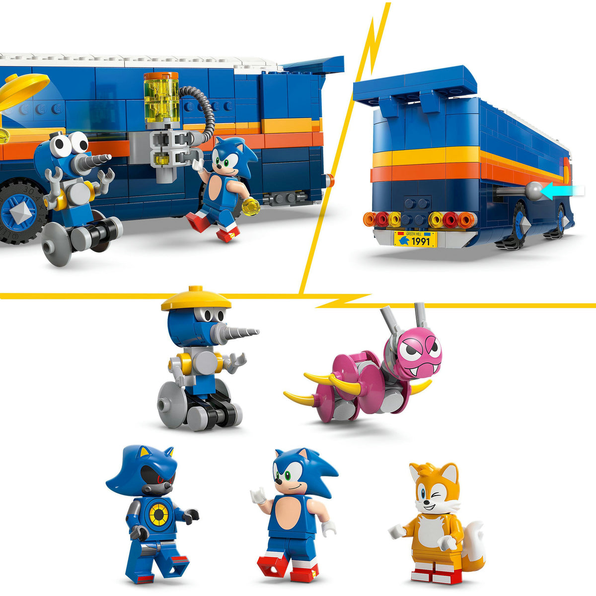Lego® Sonic the Hedgehog™ Zespół Sonic Command Truck — 77006
