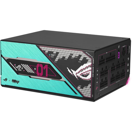 Asus rog thor platinum iii hatsune miku edycja modułowy zasilacz 1200 wat (czarny, 1x 12v-2x6, 4x pcie)