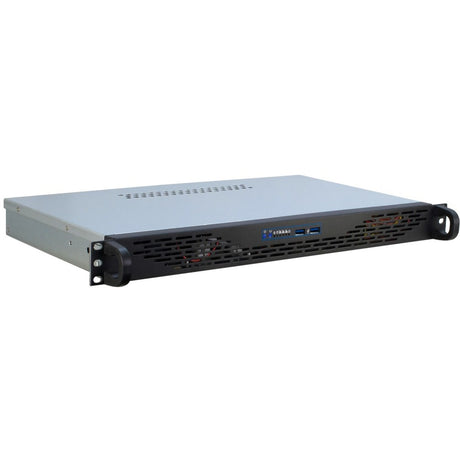 Obudowa rack Inter-tech 1u k-125l (czarna | 2x USB-A)
