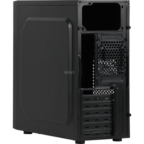Obudowa midi tower Inter-tech b-42 (czarna | 2x USB-A)