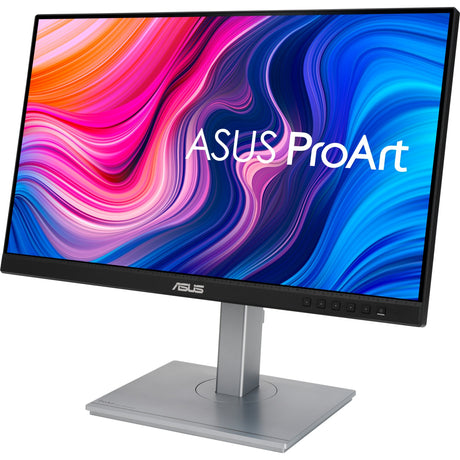 Asus proart display pa247cv 24 monitor (zwart zilver, 1x displayport, 1x hdmi, 1x usb-c, 4x usb-a)