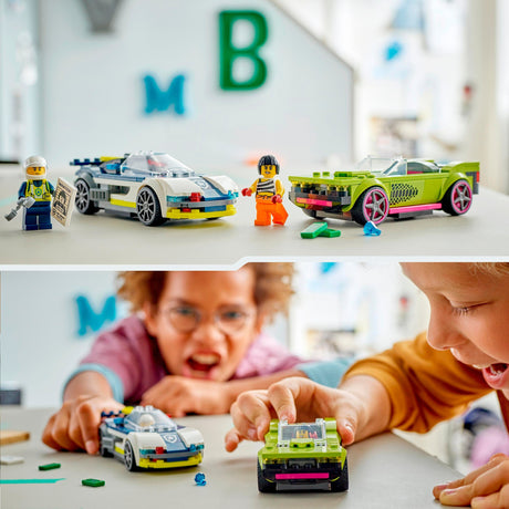 Lego radiowóz i szybki pościg samochodowy - 60415