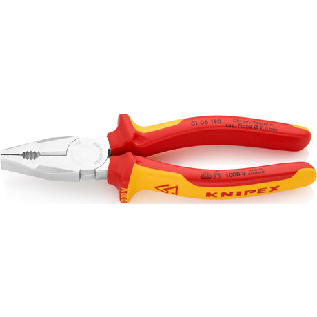 Szczypce uniwersalne Knipex 01 06 190 szczypce uniwersalne (czerwony żółty)