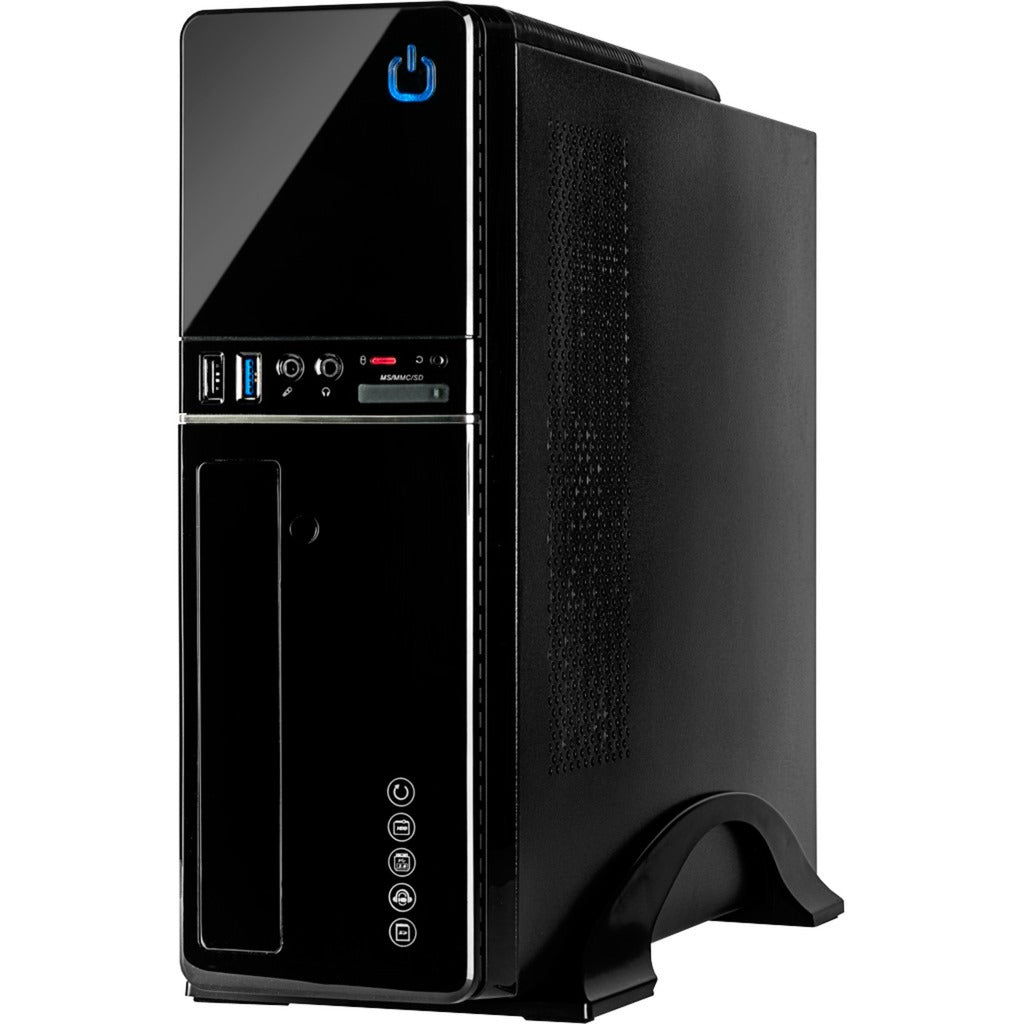 Obudowa mini tower Inter-tech it-607 (czarna | 2x USB-A)