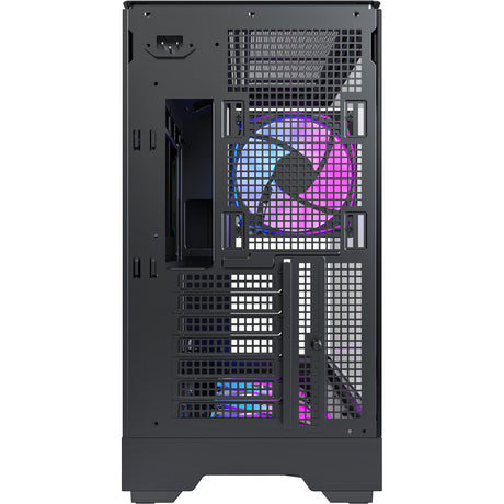Obudowa midi tower Montech king 45 pro (czarna | 2x USB-A | 1x USB-C | RGB | okienko)