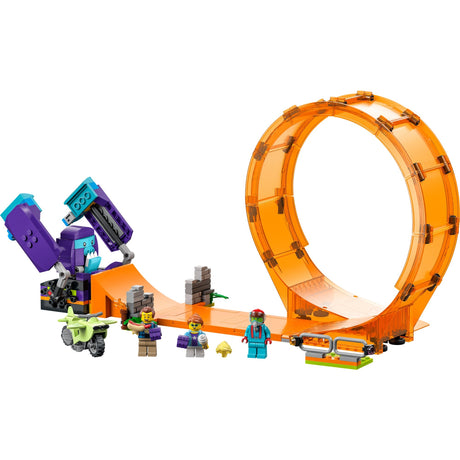 Lego City — zabawka konstrukcyjna z szympansem, który robi pętlę (60338)