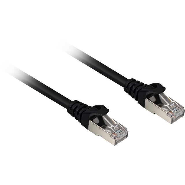 Kabel sieciowy Sharkoon sftp, rj-45 kat.6a (czarny, 3 metry, bezhalogenowy)
