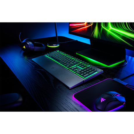 Klawiatura do gier Razer Ornata V3 x Low Profile RGB (czarna, układ US (QWERTY), membrana, 100%)