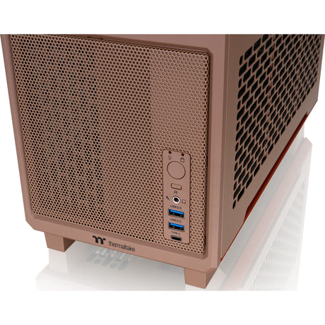 Obudowa mini tower Thermaltake tr100 żwirowo-piaskowa (jasnobrązowy | 2x USB-A | 1x USB-C)