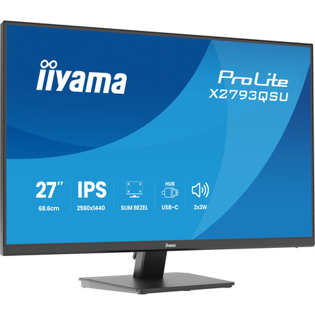 Monitor Iiyama prolite x2793qsu-b1 27 (czarny (matowy), HDMI, Display Port, USB, audio)