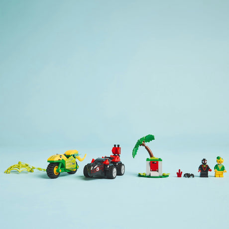 Lego Spidey 11198 Pościg pająka i elektro z pojazdami dinozaurów