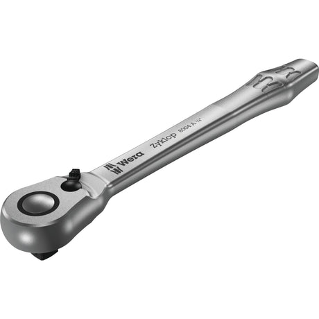Wera 8004 metalowa grzechotka Zyklop z zapadką przełączającą z napędem 1 4, 1 4 cale x 141,0 mm - 1 szt. - 05004004001
