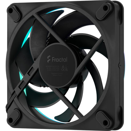 Fractal Design Moment 12 wentylatorów RGB (czarny, 3 sztuki, 120 x 120 x 25 mm, pwm)