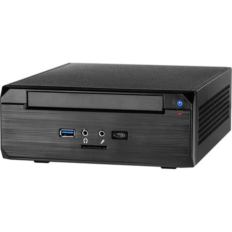 Obudowa Inter-tech ITX MW-02 II HTPC (czarna | 1x USB-A | 1x USB-C)