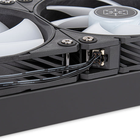 Chłodzenie wodne Silverstone Novapeak 360 Arb (czarne, 4-pinowe PWM)