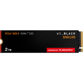 Dysk SSD WD Black Sn8100 2 TB (PCIe 5.0 x4, NVMe 2.0, M.2 2280)