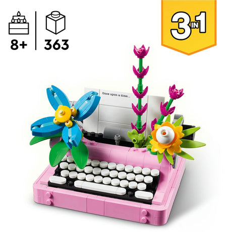 Lego Creator Maszyna do pisania 3w1 z kwiatami - 31169