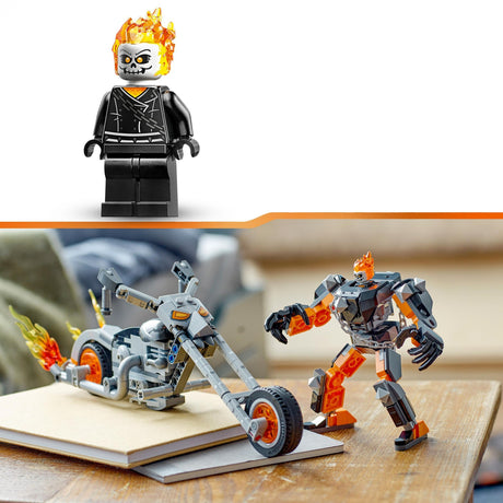 Lego Marvel — zabawka konstrukcyjna-mech-motocykl Ghost Rider (76245)