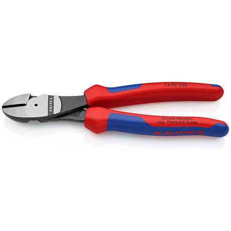 Szczypce tnące boczne Knipex 74 02 200 polerowane komfortowe 200mm