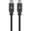 Superszybki kabel USB-C do synchronizacji Goobay (czarny, 1,5 m)