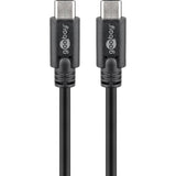 Superszybki kabel USB-C do synchronizacji Goobay (czarny, 1,5 m)