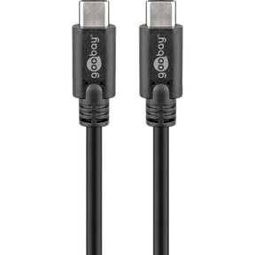 Superszybki kabel USB-C do synchronizacji Goobay (czarny, 1,5 m)