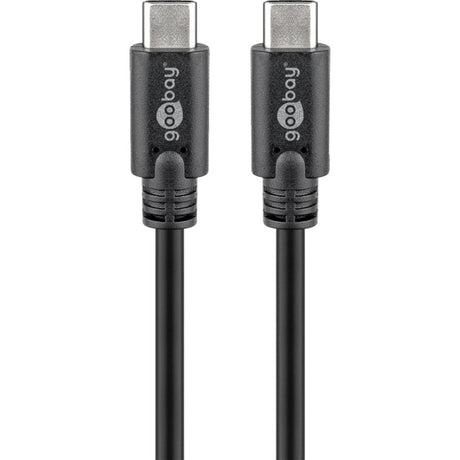 Superszybki kabel USB-C do synchronizacji Goobay (czarny, 1,5 m)