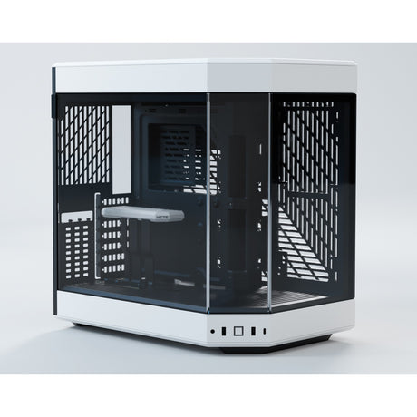 Obudowa midi tower Hyte Y60 (biały czarny | 3x USB-A | szkło hartowane)