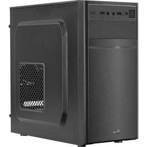 Obudowa typu mini tower Aerocool CS-103 (czarna | 3x USB-A)