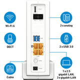 Fritz! międzynarodowy router kablowy box 6690 (biały czerwony)