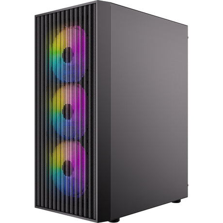 Obudowa midi tower Antec ax27 rgb Elite (czarna | 3x usb-a | szkło hartowane)