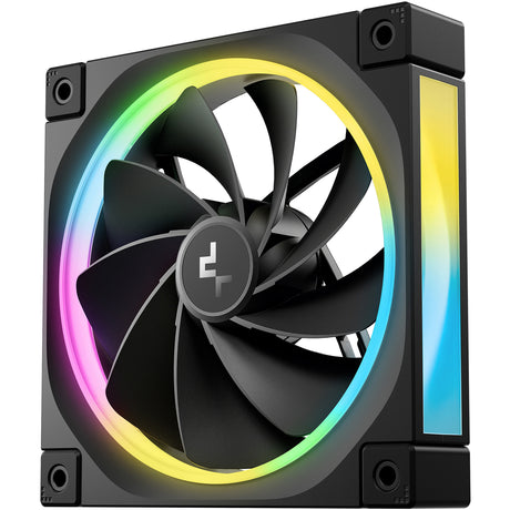 Wentylator obudowy Deepcool fl12r rgb (czarny, 120 x 120 x 25 mm, pwm)