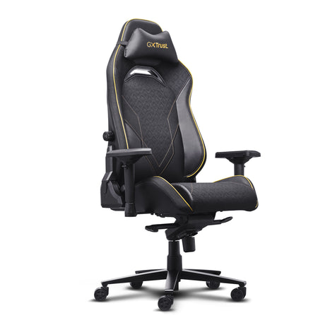 Wygodny fotel do gier Trust GXT 721 Ruya Pro Premium (czarno-żółty)