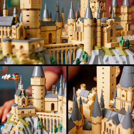 Duży zestaw klocków Lego Harry Potter i tereny Hogwartu dla dorosłych - 76419