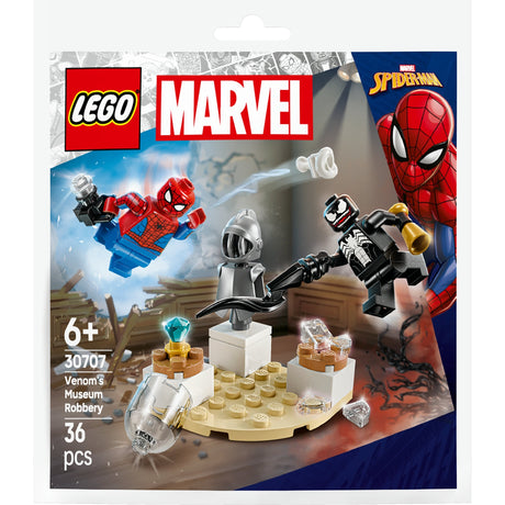 Lego Marvel - zabawka budowlana do włamania do muzeum jadów (30707)