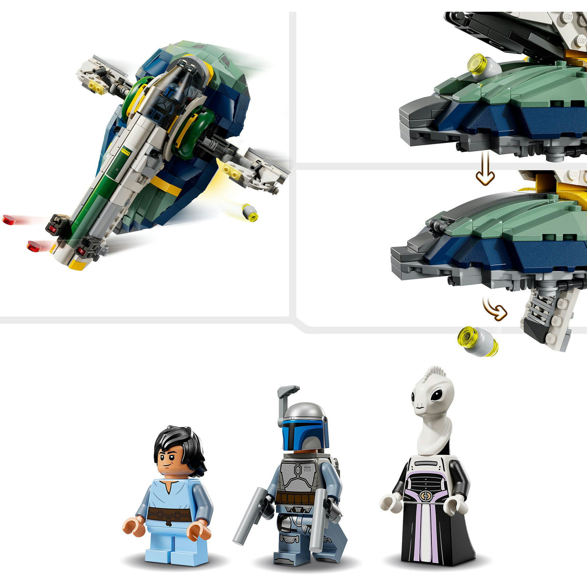 Lego® Star Wars: Atak klonów™ Statek kosmiczny Jango Fetta — 75433
