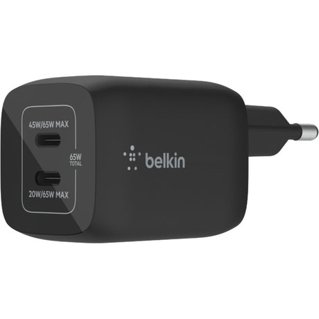 Belkin Boostarge Pro 2-Poort USB-C Gan ładowarka ścianowa z P.