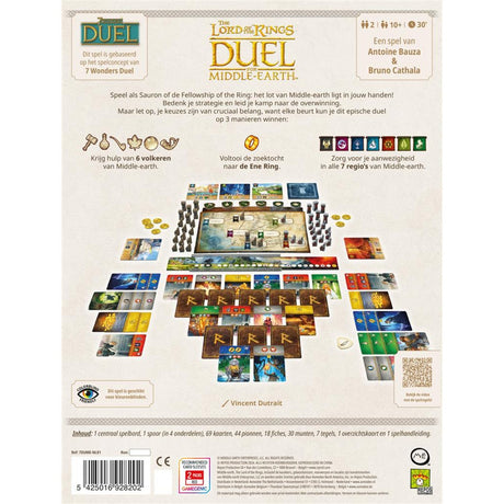 Asmodee władca pierścieni - pojedynek o Śródziemie - holenderska gra karciana