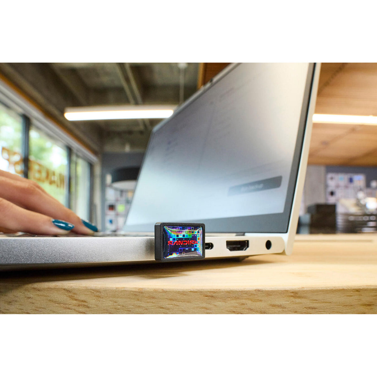 Pendrive Sandisk Extreme Fit USB-C 1 TB Pendrive (czarny, USB-C 3.2 (5 Gbit s))