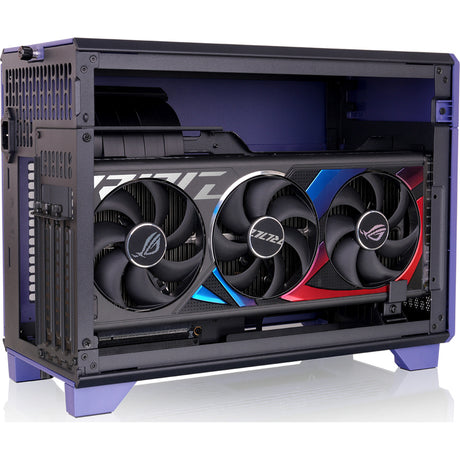 Obudowa mini tower Thermaltake tr100 future dusk (fioletowa | 2x USB-A | 1x USB-C)