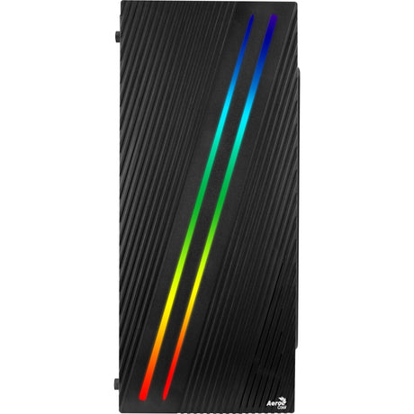Obudowa midi tower Aerocool Streas (czarna | 3x USB-A | RGB | okienko)