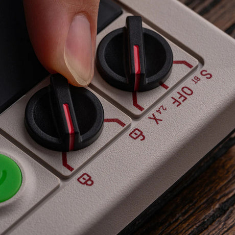 Kontroler 8bitdo Arcade (szary czerwony, 2,4 GHz Bluetooth USB, Nintendo Switch 1 + 2, PC)