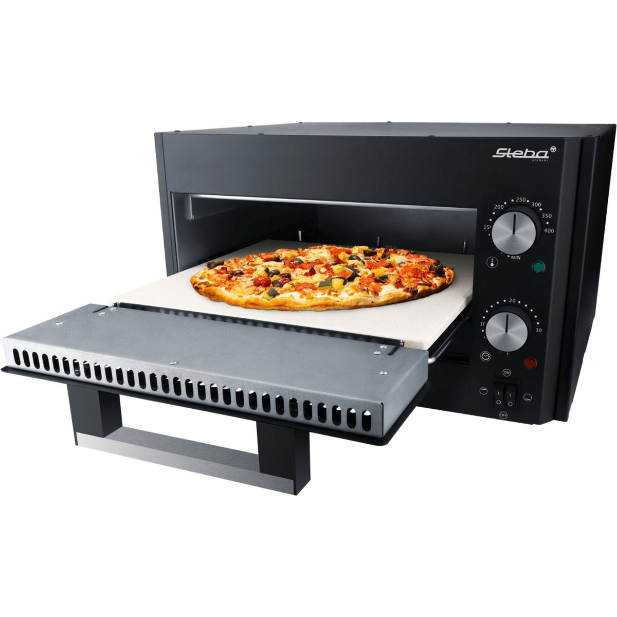 Piec do pizzy Steba Power PB 1800 (czarny, 1800 W)