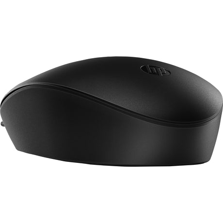 Mysz laserowa HP 128 z kablem (czarna, 1200 dpi)