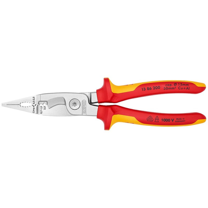Szczypce instalacyjne Knipex 1386200 - elektryczne - 200mm