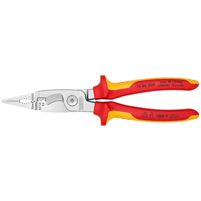 Szczypce instalacyjne Knipex 1386200 - elektryczne - 200mm