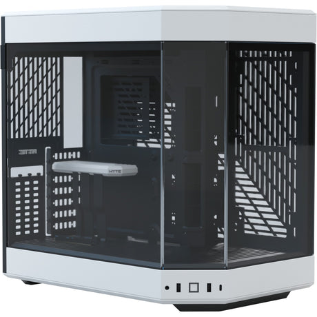 Obudowa midi tower Hyte Y60 (biały czarny | 3x USB-A | szkło hartowane)